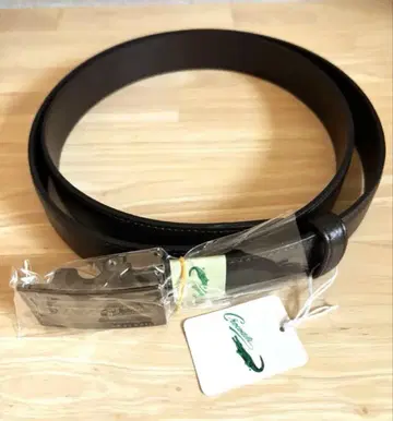 [ 새상품 ] crocodile ( 크로커다일 ) 다크 브라운 벨트