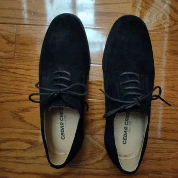 CEDAR CREST 블랙 스웨이드 드레스 신발