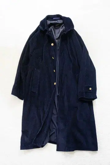 TOWNCRAFT 코듀로이 스텐카라 코트