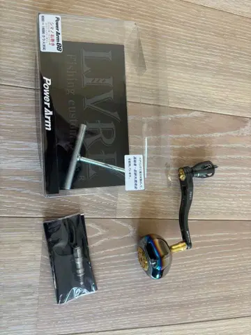 LIVRE 파워 암 88 미사용품 좌우 샤프트 포함 시마노 핸들