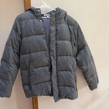 GLOBAL WORK 그레이 다운 자켓