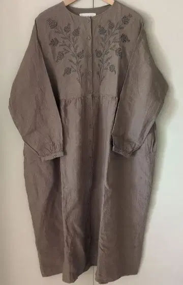 사만사 모스모스 35th 꽃무늬 자수 원피스