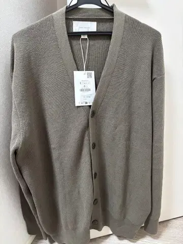 [ 정가 15,990엔 ] ZARA ORIGINS 코튼 블렌드 가디건 M