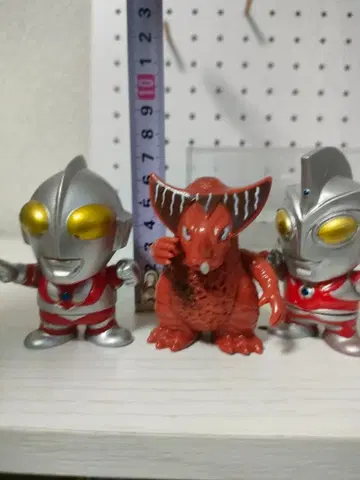 울트라맨 구락부 레트로 소프트 비닐 피규어 3체 세트