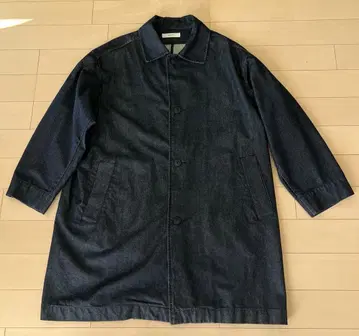 데님 코트 롱 코트 데님 자켓 오버 사이즈