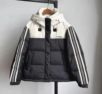 YAYA 다운 자켓 L 사이즈 블랙/화이트