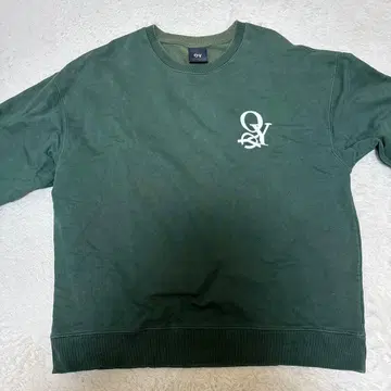 다크 그린 맨투맨 트레이닝복 OY