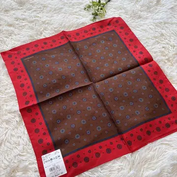 40주년 패턴 TAKEO KIKUCHI 치프  포켓 치프 액자 포함