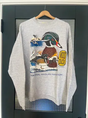 남성용 구제 의류 맨투맨 트레이닝복