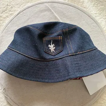 [ 택 포함 미사용 ] 도쿄 디즈니랜드 웨스턴랜드 데님 버킷햇