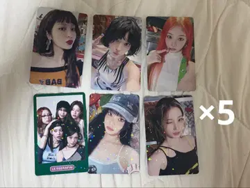 LE SSERAFIM SPAGHETTI weverse 구매 혜택 x 5