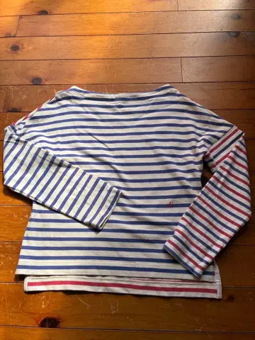 매디슨 블루 BORDER BOAT NECK PO 01 사이즈