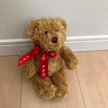 FAO 베이지 봉제 인형 약 30cm