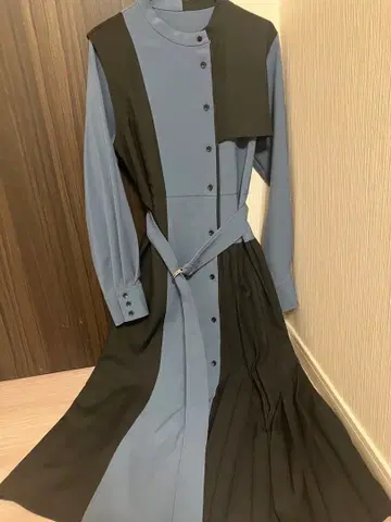 UNITED TOKYO 아지메 블로킹 원피스 사이즈 1