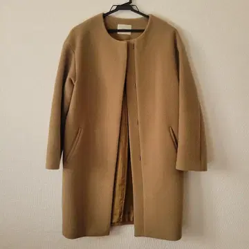 IENA/노카라 코트 카멜 36 사이즈