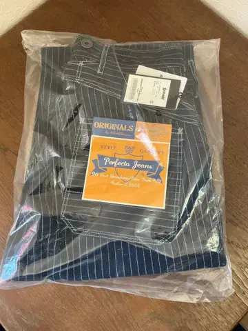 Schott 스트라이프 데님 32사이즈 인디고