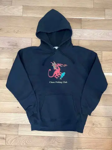 Chaos Fishing Club 후드티 블랙