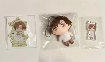 헤타리아 로마노 아크릴 배지 카푸코후렌즈 노비고양이 스탠드업 총 3점