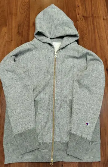 [새상품급] Champion/후드티/직영점 한정판/그레이/L사이즈