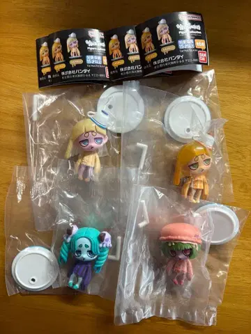 VIRUSWEETS 피규어 컬렉션 tea break 4개 세트