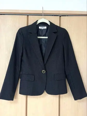 내추럴 뷰티 베이직 원피스 셋업 M 트위드 블랙