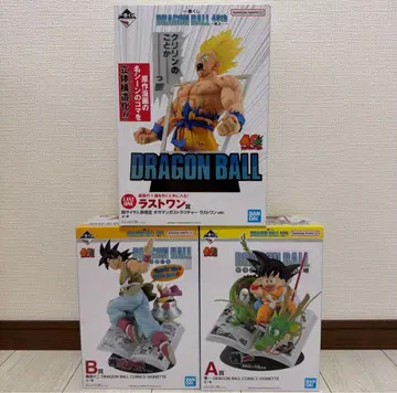제일복권 드래곤볼 A상 B상 라스트 원상 피규어 3종 세트