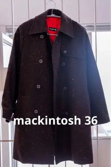 새상품급 [매킨토시] 스코틀랜드제 울 트위드 코드 여성용 36