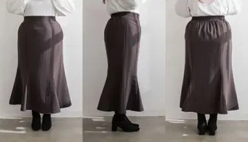 CLETTE 쿠레트 오리지널 머메이드 스커트 바이올렛 브라운