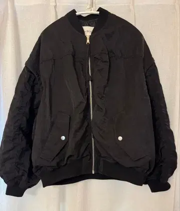 Ray BEAMS 2way 슬리브 개더 블루종