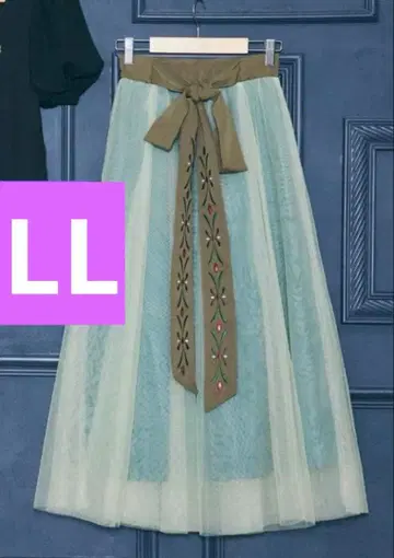 시마무라 치하루 Disney 아나와 눈의 여왕 엘사 대관식 스커트 LL