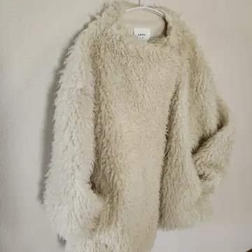 AMERI 플리스 오버 사이즈 자켓