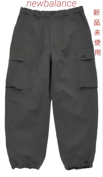 [ 미사용 새상품 ] 뉴발란스 스트레치 트윌 와이드 카고 팬츠 M 사이즈