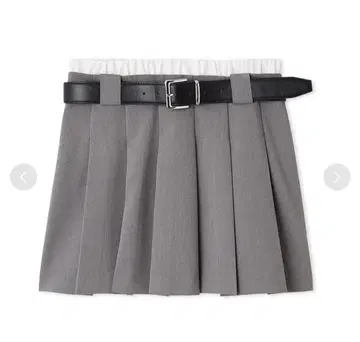 snidel 레이어드 디자인 플리츠 스커트 쇼츠