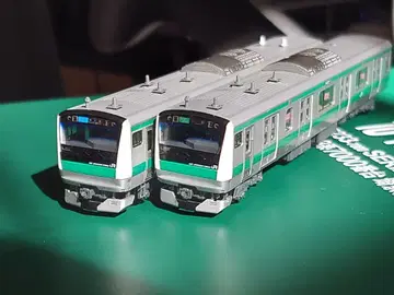 전 차량 실내등 포함 KATO e233 7000번대 10량 풀편성 가공품