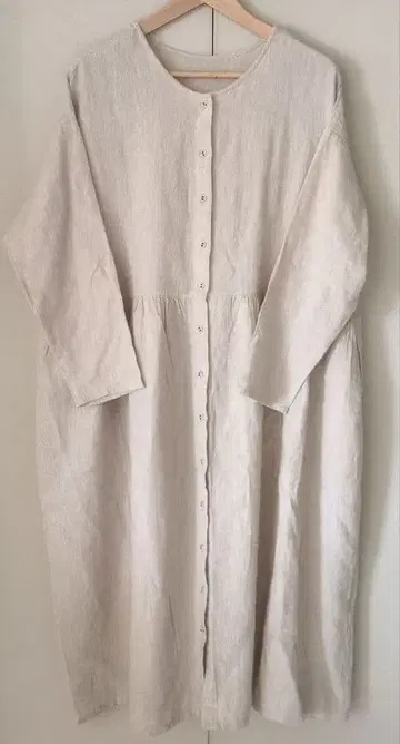 사만사 모스모스 2way 린넨 울 원피스