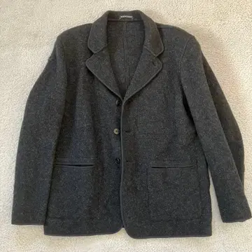 agnis b. 울 캐주얼 자켓 다크 그레이