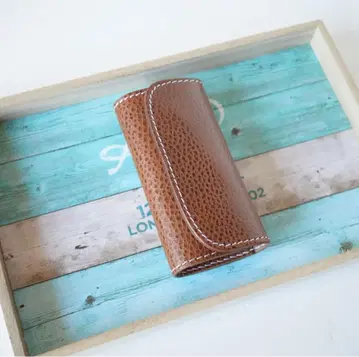 심플한 키케이스 드랄로 주름 가죽