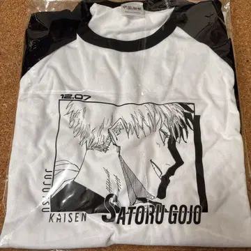 주술회전 고죠 사토루 래글런 T셔츠