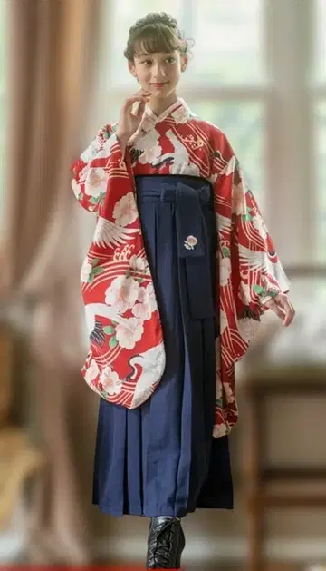 졸업식 하카마 세트 간편 기모노 착용법