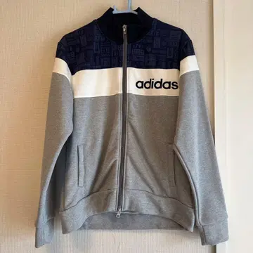 [ 새상품급 ] adidas 그레이 네이비 자켓 XXL