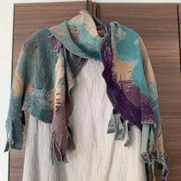 바바구리 복슬복슬 대형 머플러 미착용품