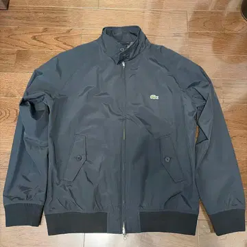 Lacoste 블랙 점퍼 스탠드 카라 L 사이즈