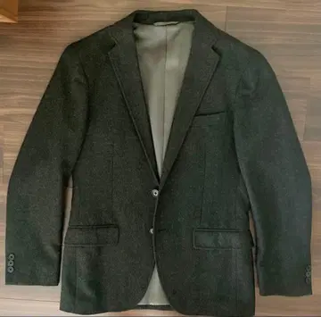 그린 레이블 릴랙싱 트위드 자켓 남성용 그린