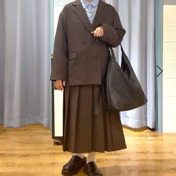 라나테크 더블 자켓 프리 사이즈 라나테크 플리츠 미디 스커트 L 사이즈