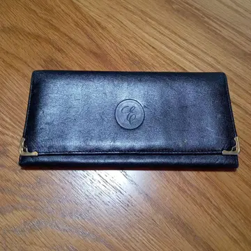 Chartreuse Ekaterina 천연 가죽 장지갑 블랙