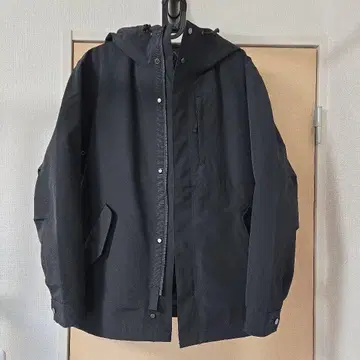 NANO UNIVERSE 마운틴 후드티 블랙