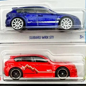 핫휠 미니카 스바루 WRX STi 2대 세트