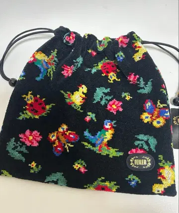 페이러 하이디 블랙 빅 복조리 파우치 미사용 새상품