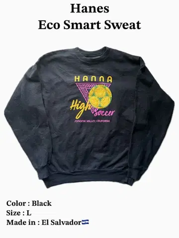 USA 구제 의류 헤인즈 맨투맨 L