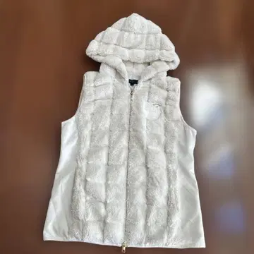 캘러웨이 후드 부착 퍼 베스트